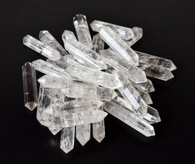 Crystal Quartz Point Pencils ( Mental Clarity and Emotional Stability)