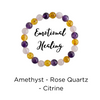 Promoting EMOTIONAL HEALING Bracelet Crystal Bracelet (Protection and Vitality)