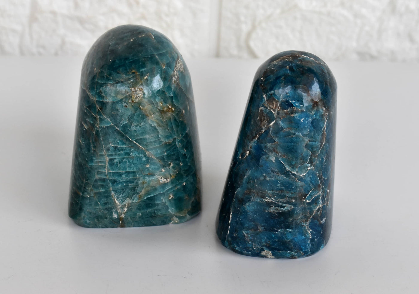 Polished Apatite Freeform Crystal (Strength and Clarity)