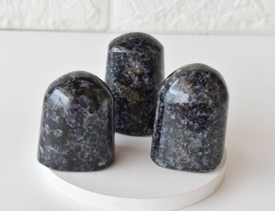 Polished Indigo Gabbro Freeform Crystal (Intuition and Dreams)