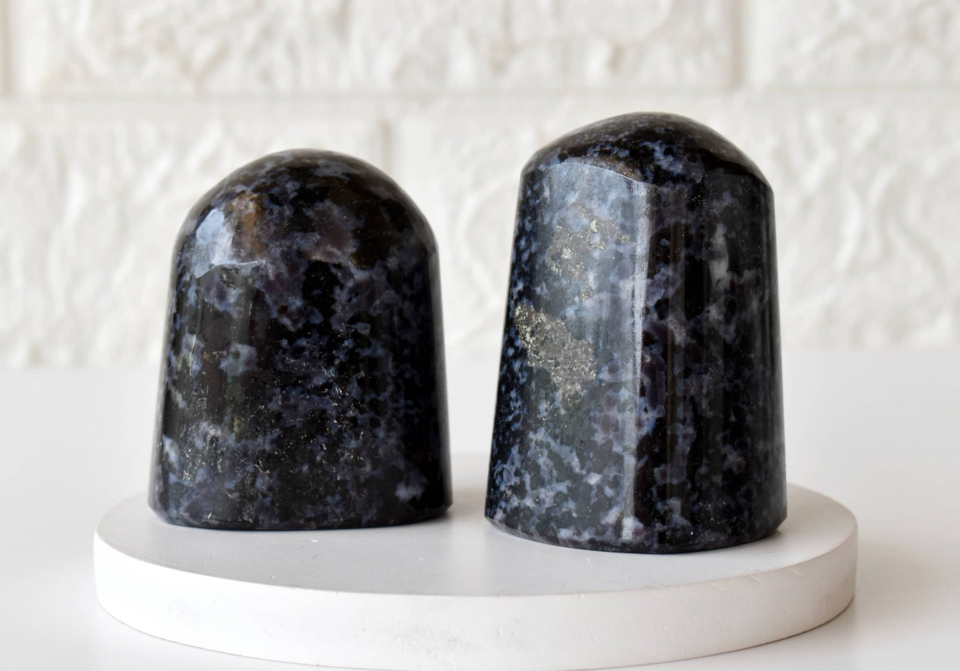 Polished Indigo Gabbro Freeform Crystal (Intuition and Dreams)