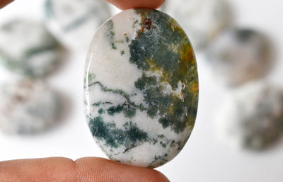 Tree Agate Pocket Stones (Trust and Self-Discipline)