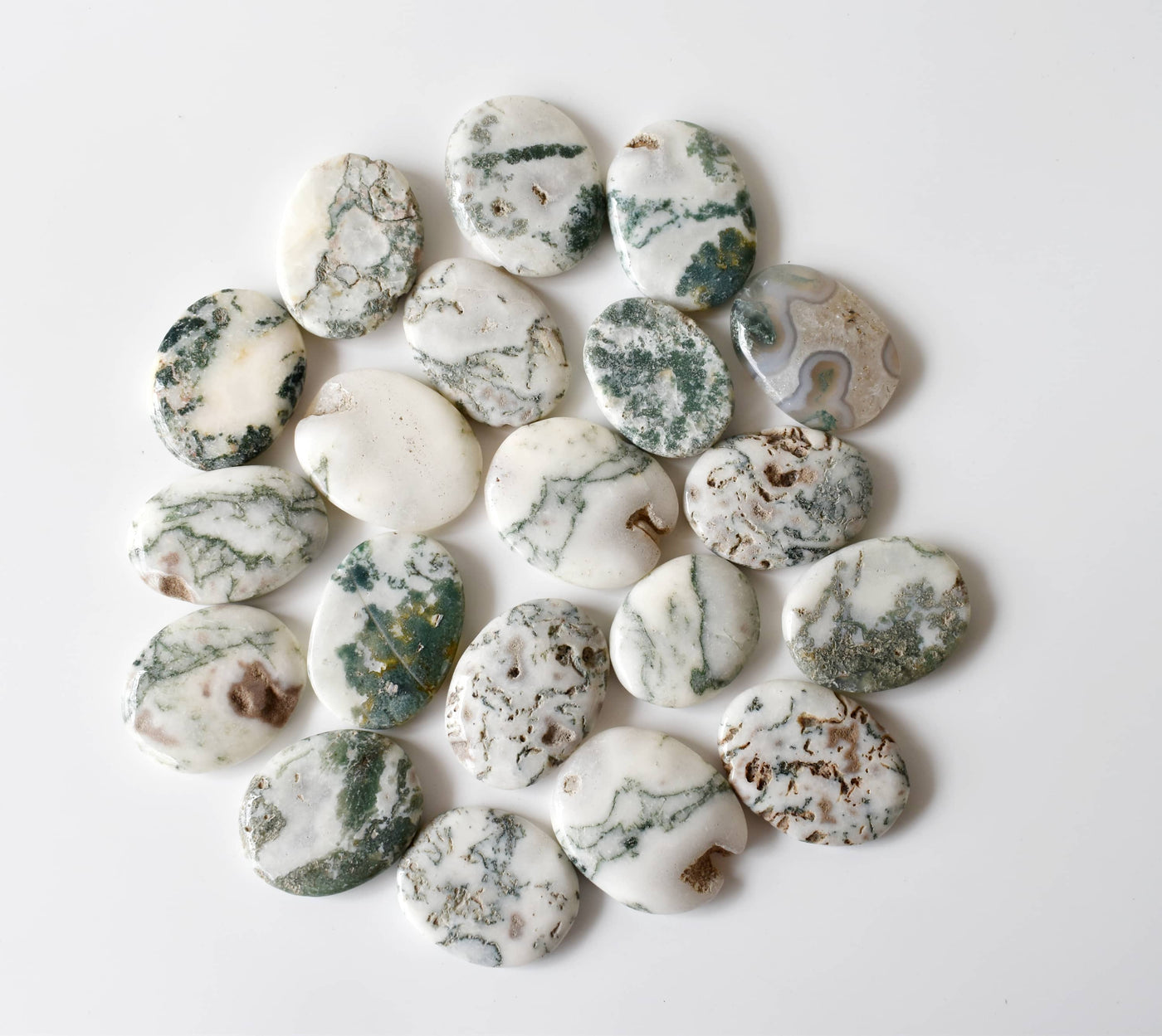 Tree Agate Pocket Stones (Trust and Self-Discipline)