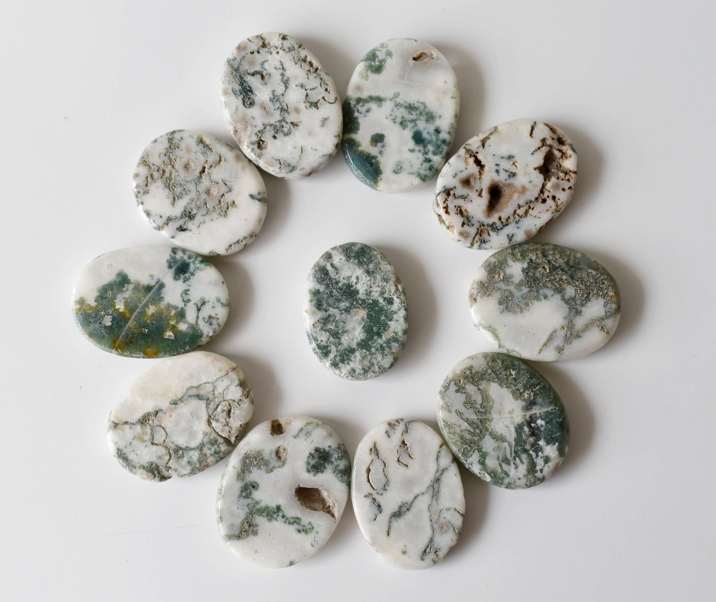 Tree Agate Pocket Stones (Trust and Self-Discipline)