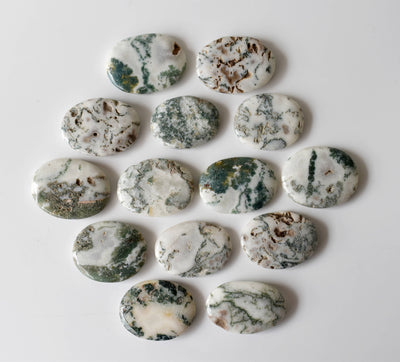 Tree Agate Pocket Stones (Trust and Self-Discipline)