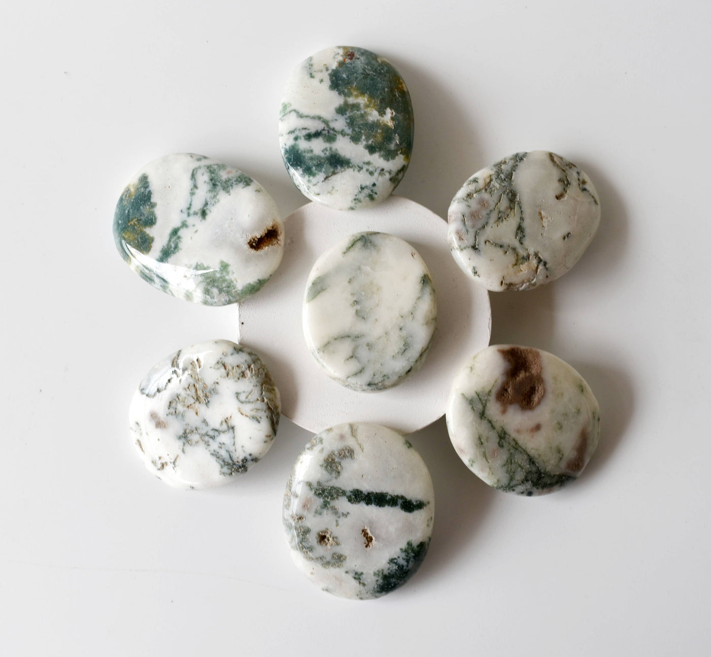 Tree Agate Pocket Stones (Trust and Self-Discipline)