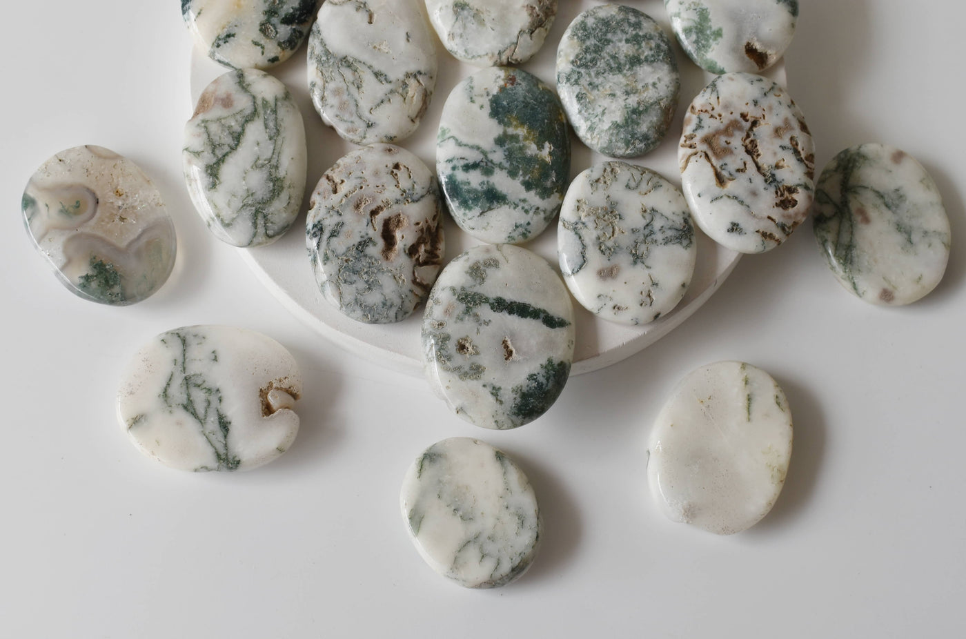 Tree Agate Pocket Stones (Trust and Self-Discipline)