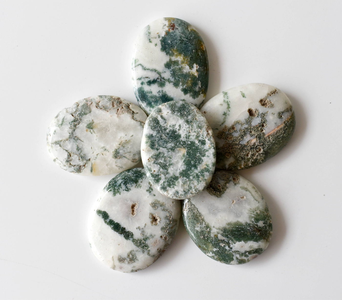 Tree Agate Pocket Stones (Trust and Self-Discipline)