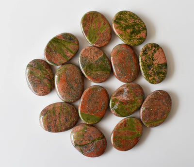 Unakite Pocket Stones (Generosity and Joy)