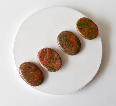 Unakite Pocket Stones (Generosity and Joy)