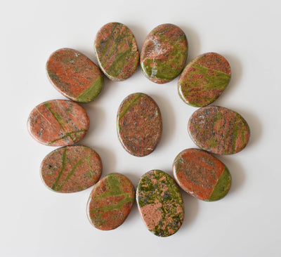 Unakite Pocket Stones (Generosity and Joy)