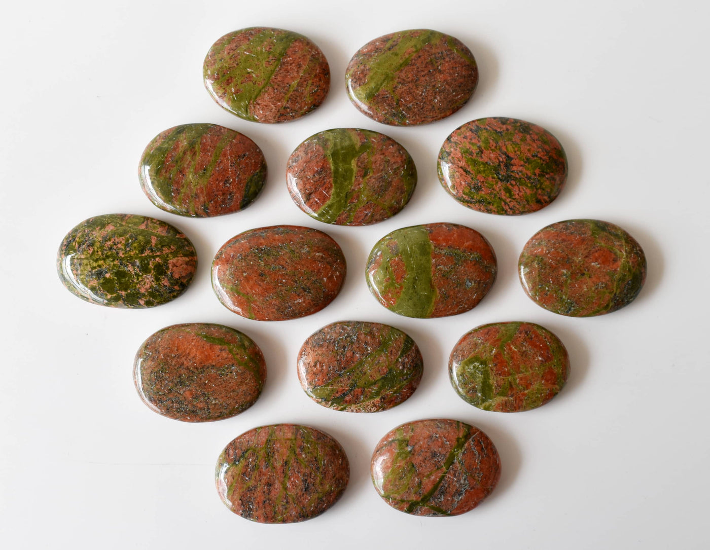 Unakite Pocket Stones (Generosity and Joy)