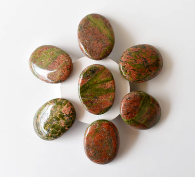 Unakite Pocket Stones (Generosity and Joy)