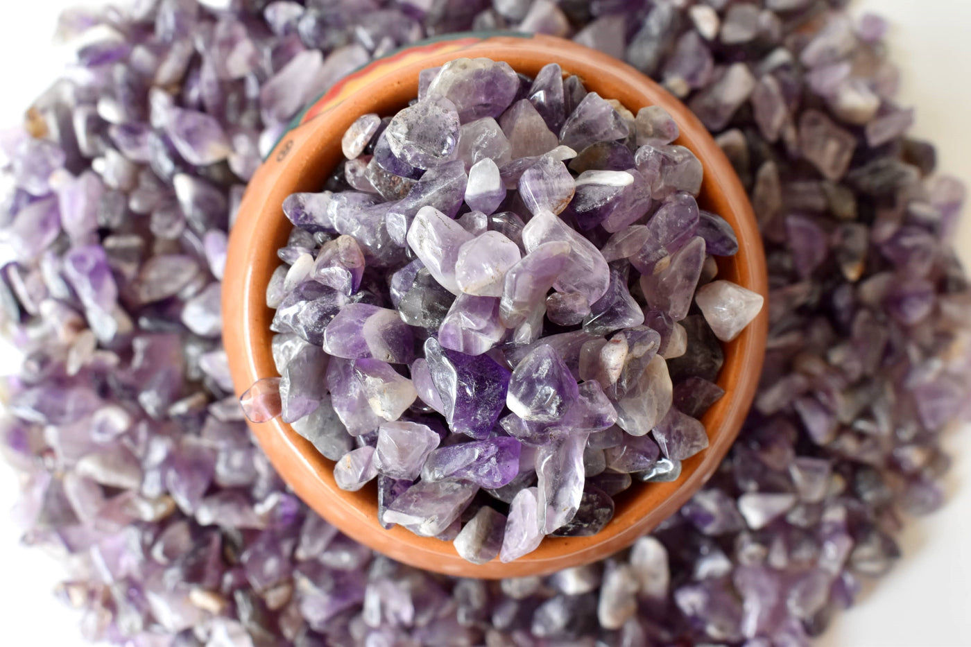 Amethyst Gemstone Chips (Relieves Stress and Strain)