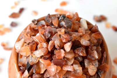 Carnelian Gemstone Chips (Motivation and Stimulates Creativity)