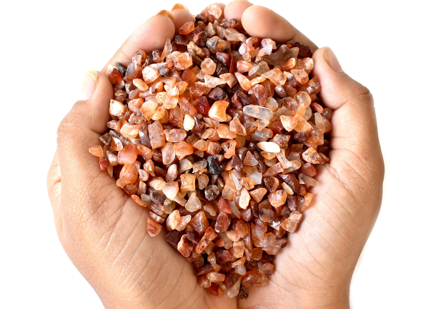 Carnelian Gemstone Chips (Motivation and Stimulates Creativity)