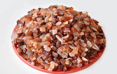 Carnelian Gemstone Chips (Motivation and Stimulates Creativity)