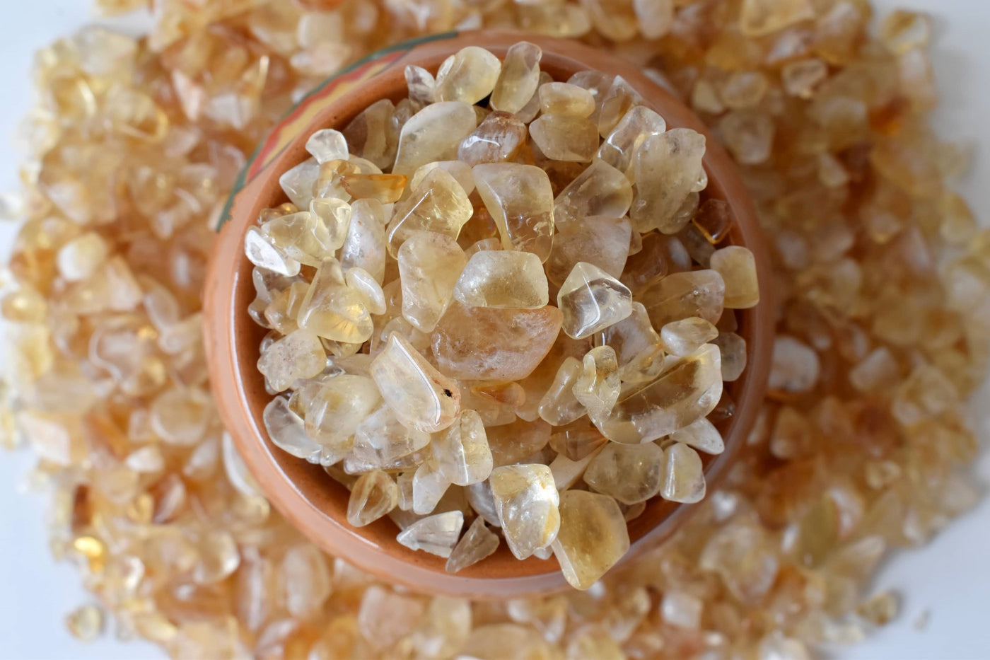 Citrine Gemstone Chips (Magnifies Personal Power and Intent)