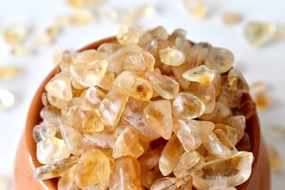 Citrine Gemstone Chips (Magnifies Personal Power and Intent)