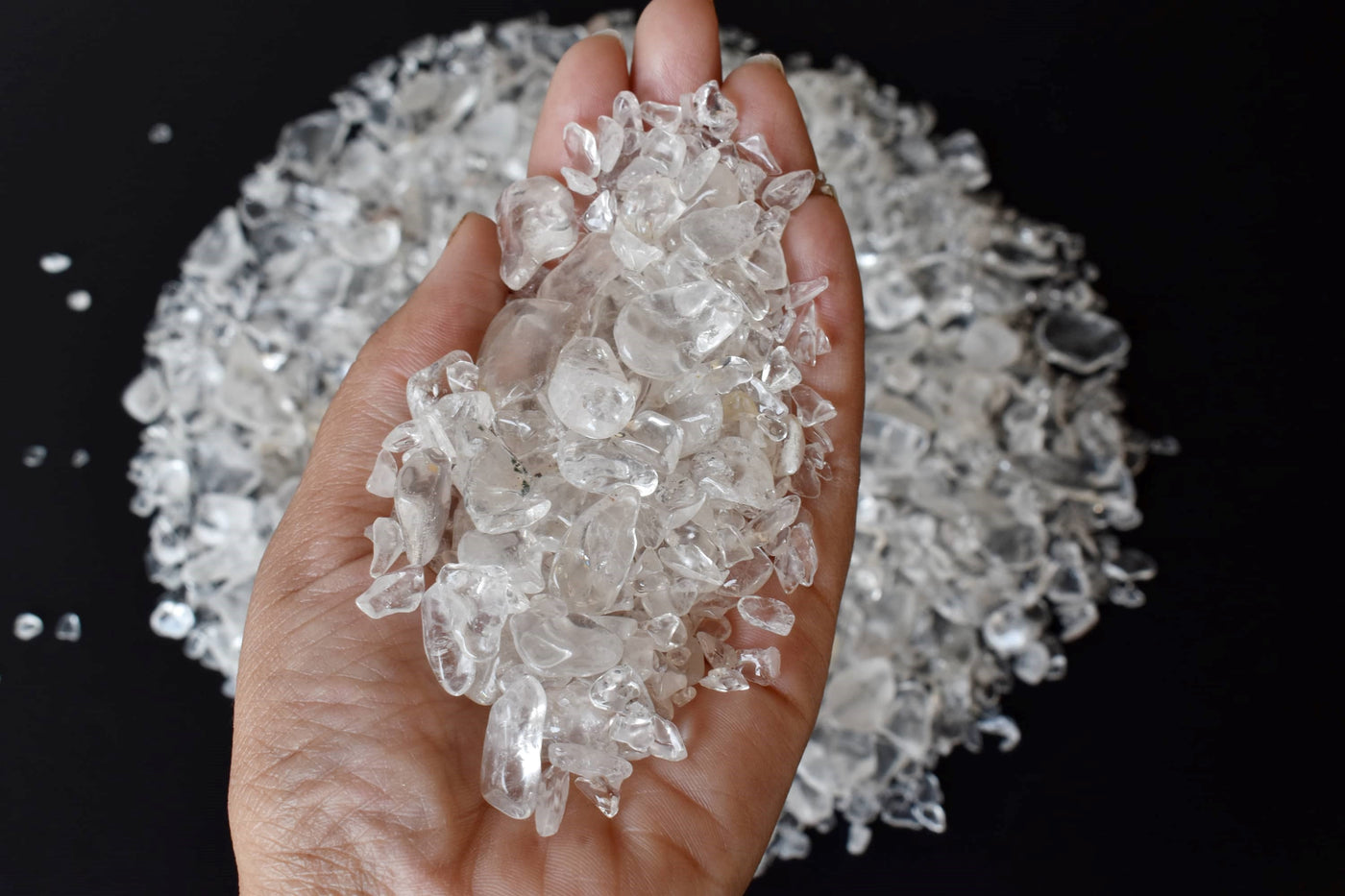 Crystal Quartz Gemstone Chips (Meditation and Restorative Work)