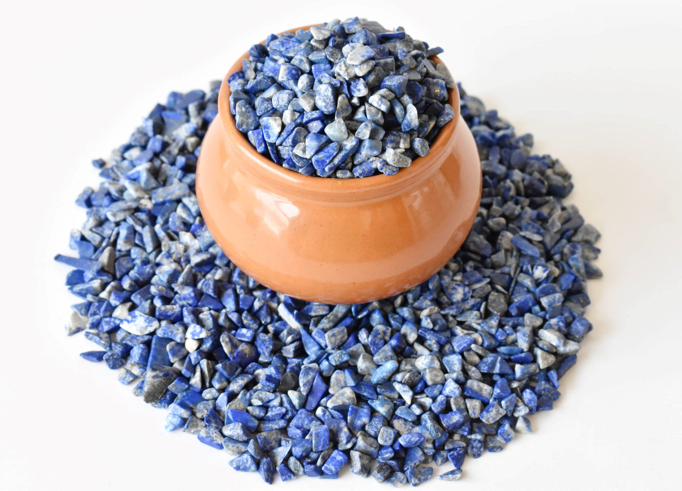 Lapis Lazuli Gemstone Chips (Meditation and Health Exercises)