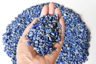 Lapis Lazuli Gemstone Chips (Meditation and Health Exercises)