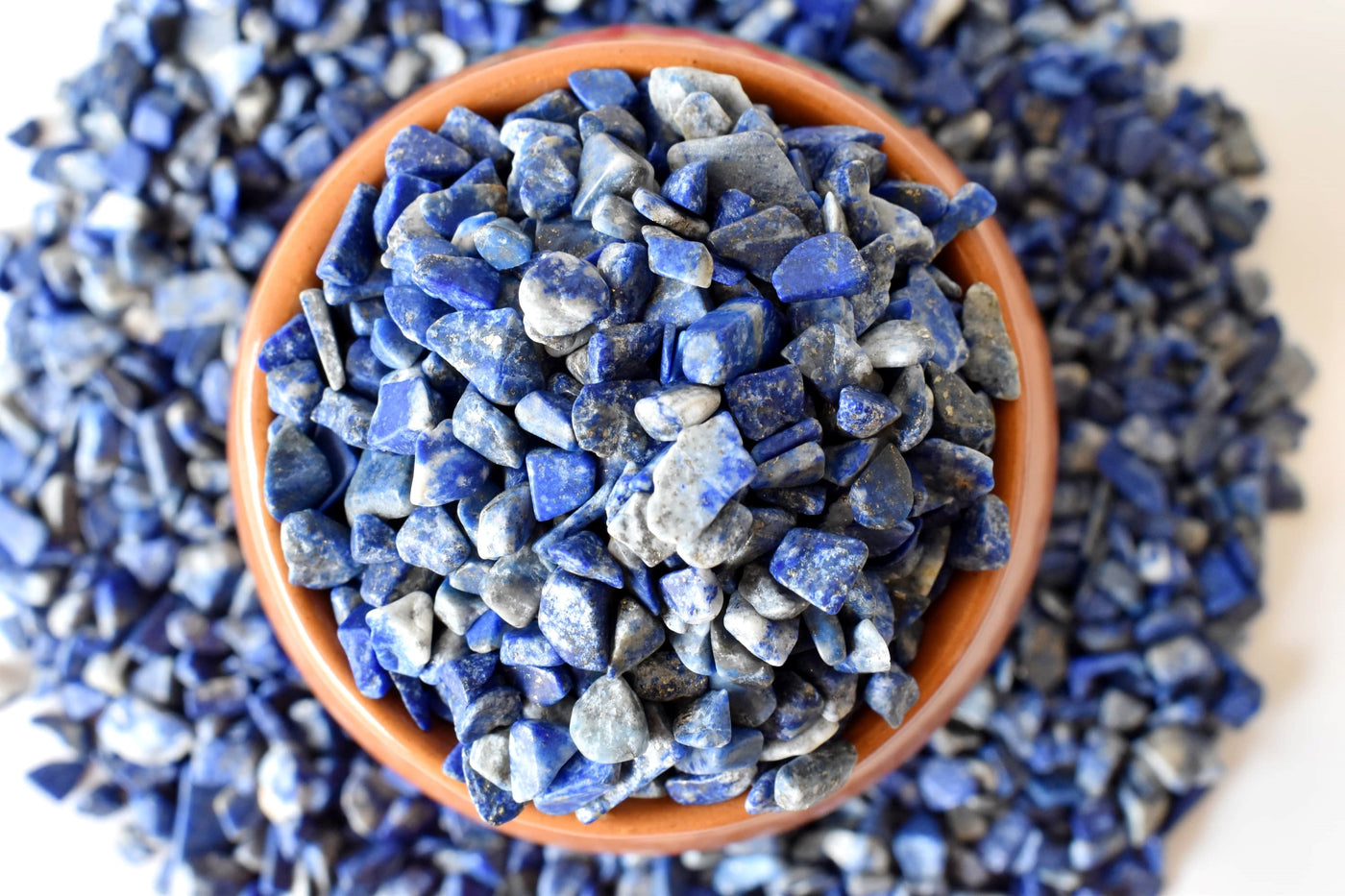 Lapis Lazuli Gemstone Chips (Meditation and Health Exercises)