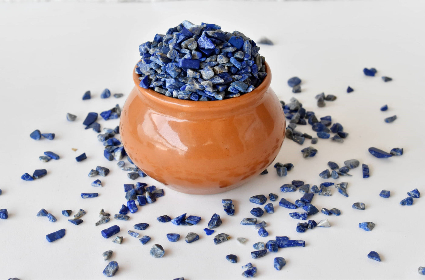 Lapis Lazuli Gemstone Chips (Meditation and Health Exercises)