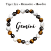 Gemini Zodiac Crystal Bracelet, Gemini Gifts