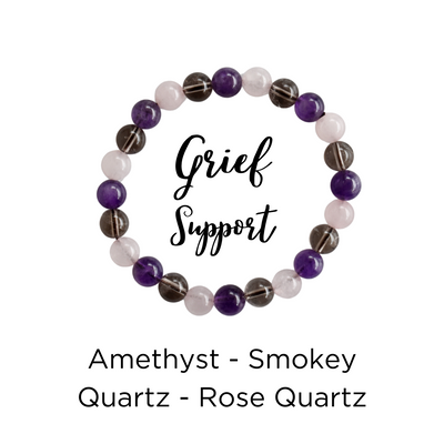 GRIEF Support Bracelet Crystal Bracelet (Emotional, Meditation)