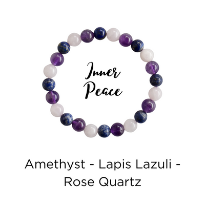 Promoting INNER PEACE Crystal Bracelet (Calmness and Compassion)