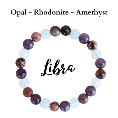 Libra Zodiac Crystal Bracelet, Libra Gifts