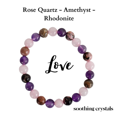 Attracting LOVE Crystal Bracelet (Enhances, Compassion, Connection)