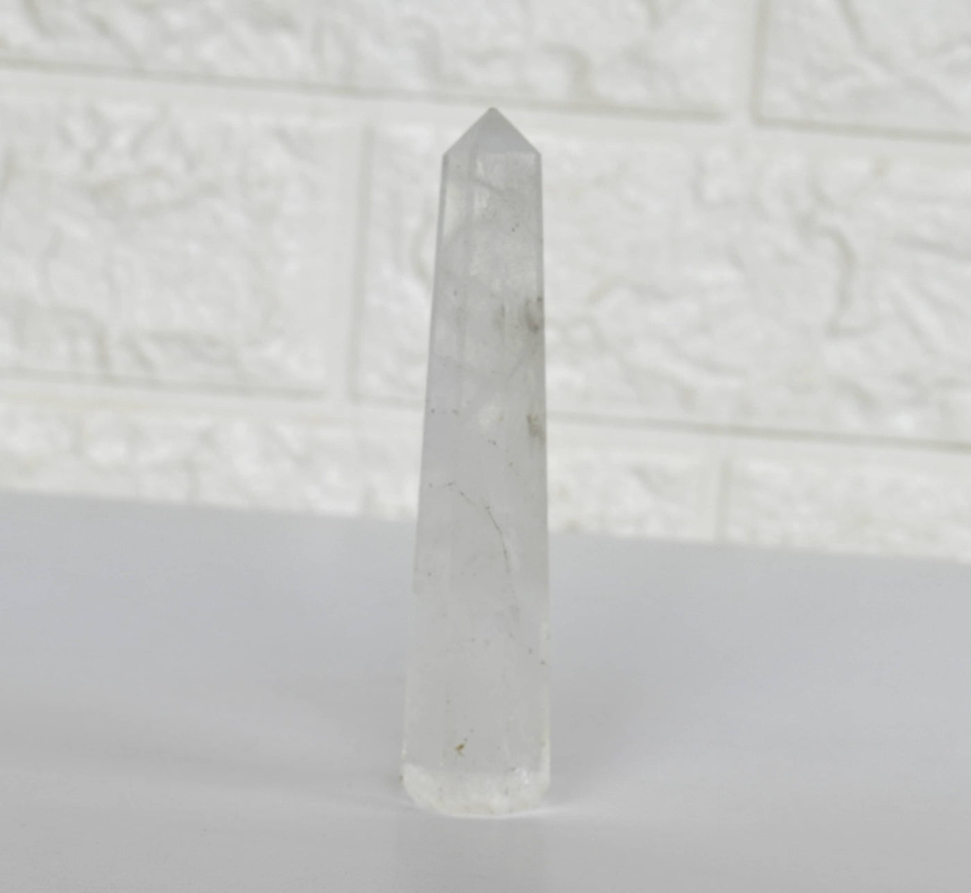 Pack of 3 Natural Crystal Tower Points, Genuine Quartz Crystal Wands