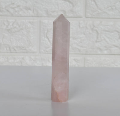 Pack of 3 Natural Crystal Tower Points, Genuine Quartz Crystal Wands