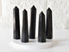 Tourmaline noire Obélisque Tower Point - Crystal Point, Healing Crystal Tower Point