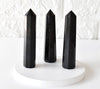 Tourmaline noire Obélisque Tower Point - Crystal Point, Healing Crystal Tower Point