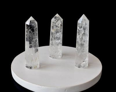 Crystal Quartz Tower (Mental Clarity and Emotional Stability)