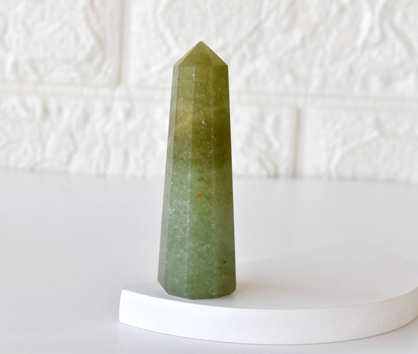 Green Aventurine Tower Point (Leadership and Good Fortune)