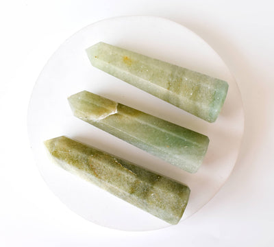 Green Aventurine Tower Point (Leadership and Good Fortune)