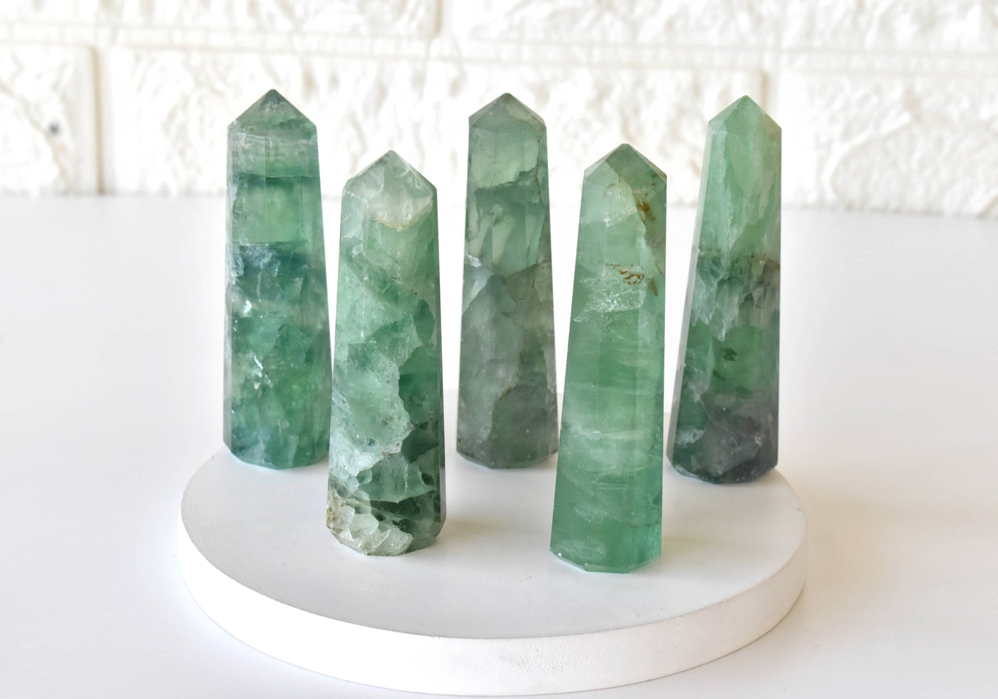 Green Fluorite Tower Point (Spiritual Awakening and Personal Growth)