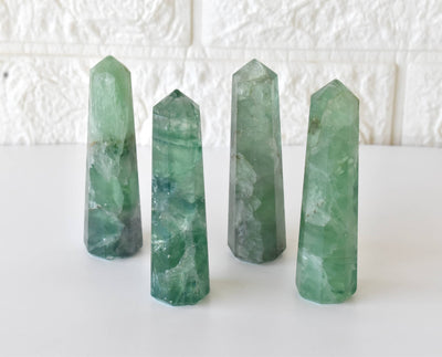 Green Fluorite Tower Point (Spiritual Awakening and Personal Growth)