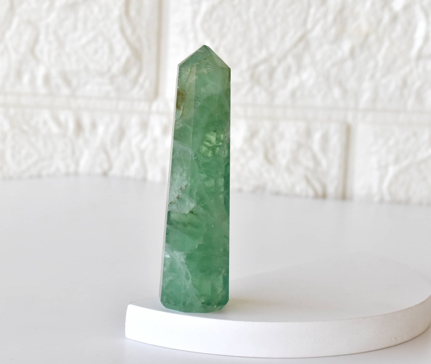 Green Fluorite Tower Point (Spiritual Awakening and Personal Growth)