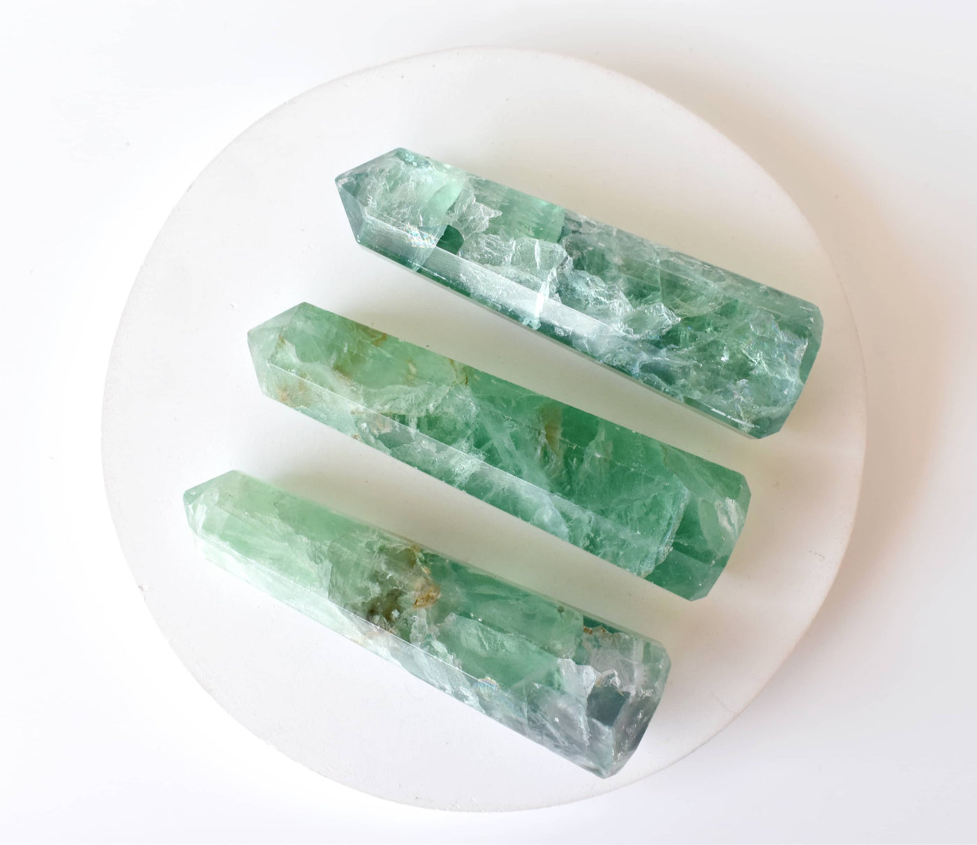 Green Fluorite Tower Point (Spiritual Awakening and Personal Growth)