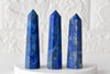 Lapis Lazuli Obélisque Tower Point - Crystal Point, Healing Crystal Tower Point