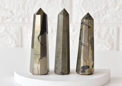 Pyrite Tower Point (Creativity and Strength)