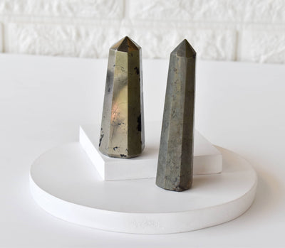 Pyrite Tower Point (Creativity and Strength)