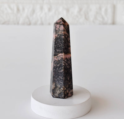 Rhodonite Tower Point (Codependency and Self-Destruction)