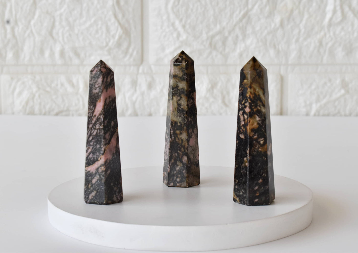 Rhodonite Tower Point (Codependency and Self-Destruction)