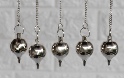 Brass Silver Metal Pendulums, Solid Ball Pendulum